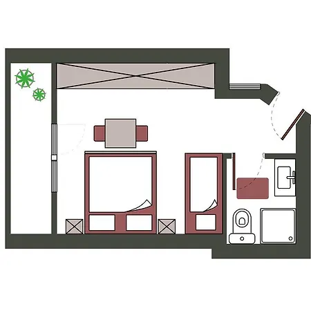 Sportpension Rubin Apartment *